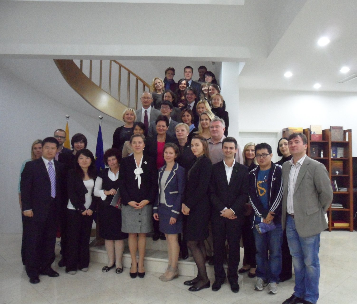 Lietuvos delegacija ambasadoje Pekine