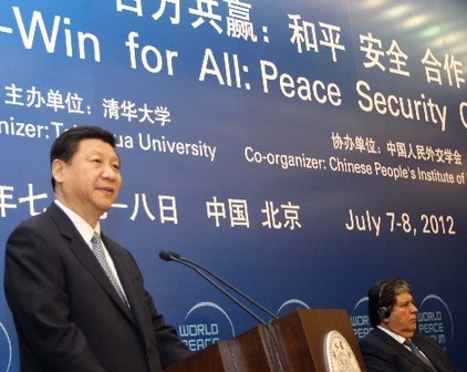 Sveikinimo kalbą tarė Kinijos viceprezidentas Xi Jinping